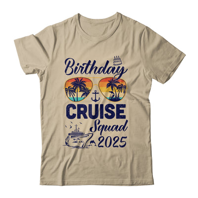 Birthday Cruise Squad 2025 Vacation Cruise Birthday Party Shirt & Tank Top | siriusteestore