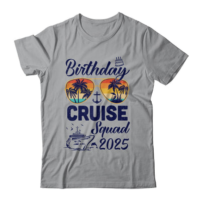 Birthday Cruise Squad 2025 Vacation Cruise Birthday Party Shirt & Tank Top | siriusteestore