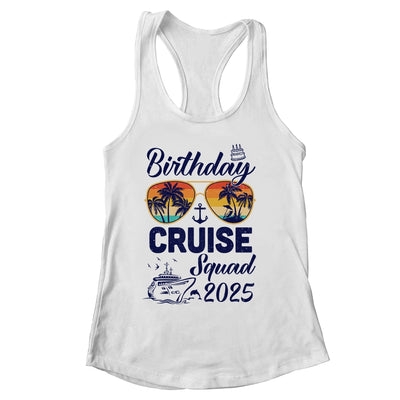 Birthday Cruise Squad 2025 Vacation Cruise Birthday Party Shirt & Tank Top | siriusteestore