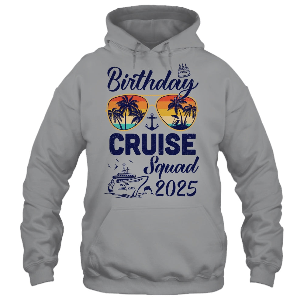 Birthday Cruise Squad 2025 Vacation Cruise Birthday Party Shirt & Tank Top | siriusteestore