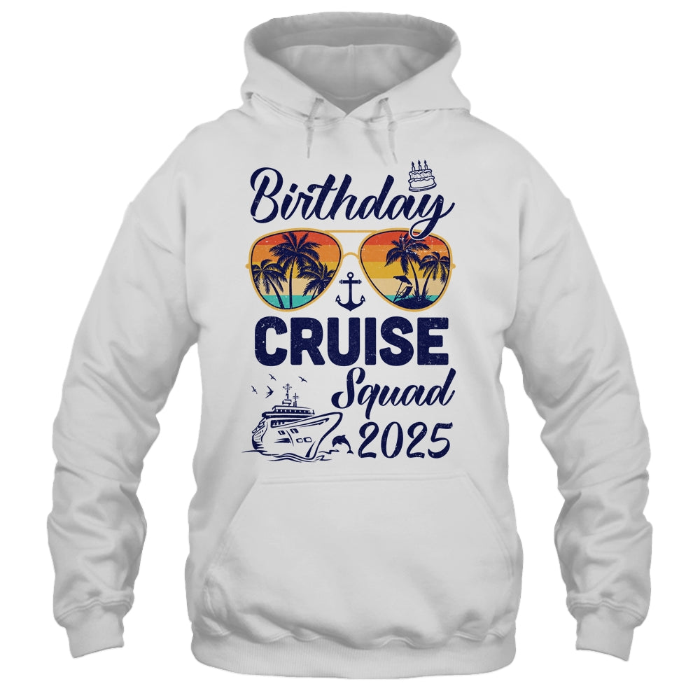 Birthday Cruise Squad 2025 Vacation Cruise Birthday Party Shirt & Tank Top | siriusteestore