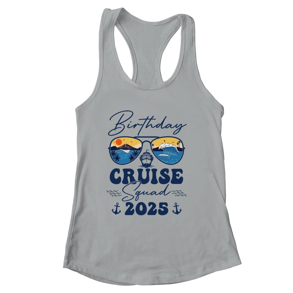 Birthday Cruise Squad 2025 Vacation Matching Family Shirt & Tank Top | siriusteestore