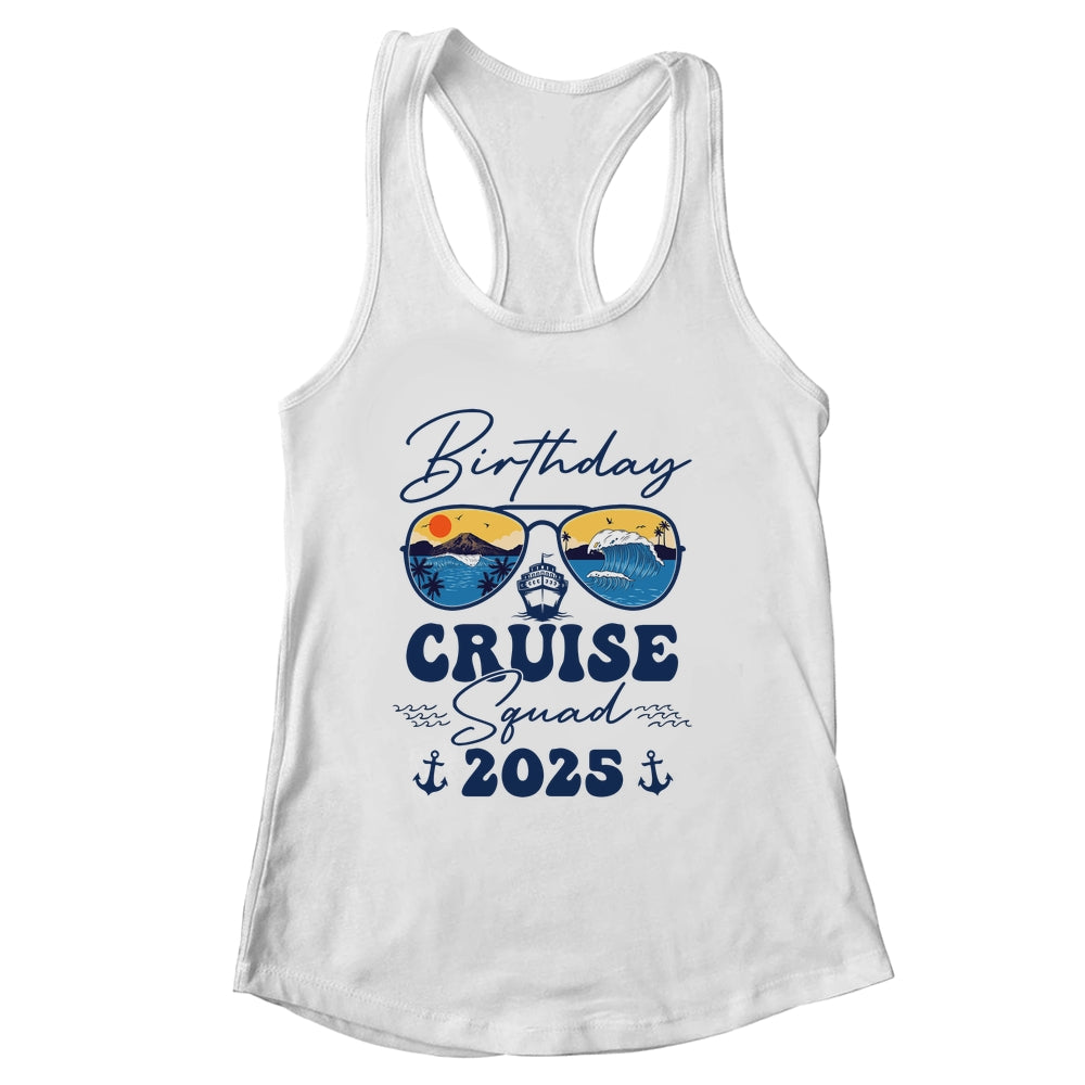 Birthday Cruise Squad 2025 Vacation Matching Family Shirt & Tank Top | siriusteestore