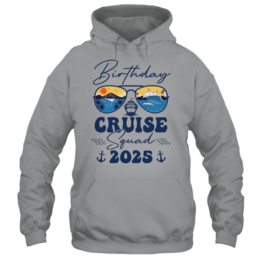 Birthday Cruise Squad 2025 Vacation Matching Family Shirt & Tank Top | siriusteestore