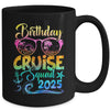 Birthday Cruise Squad 2025 Vacation Tie Dye Matching Family Mug | siriusteestore