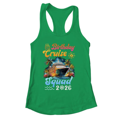 Birthday Cruise Squad 2026 Cruise Birthday Party Vacation Shirt & Tank Top | siriusteestore