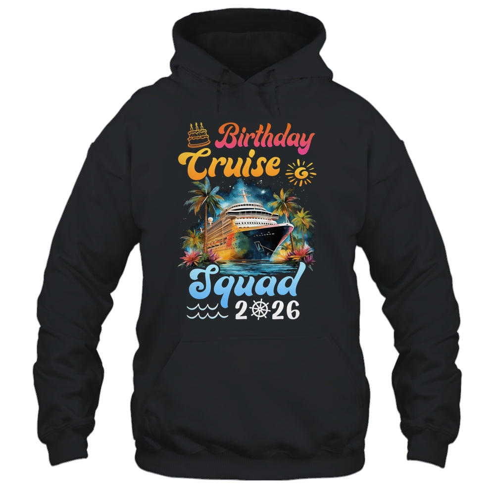 Birthday Cruise Squad 2026 Cruise Birthday Party Vacation Shirt & Tank Top | siriusteestore