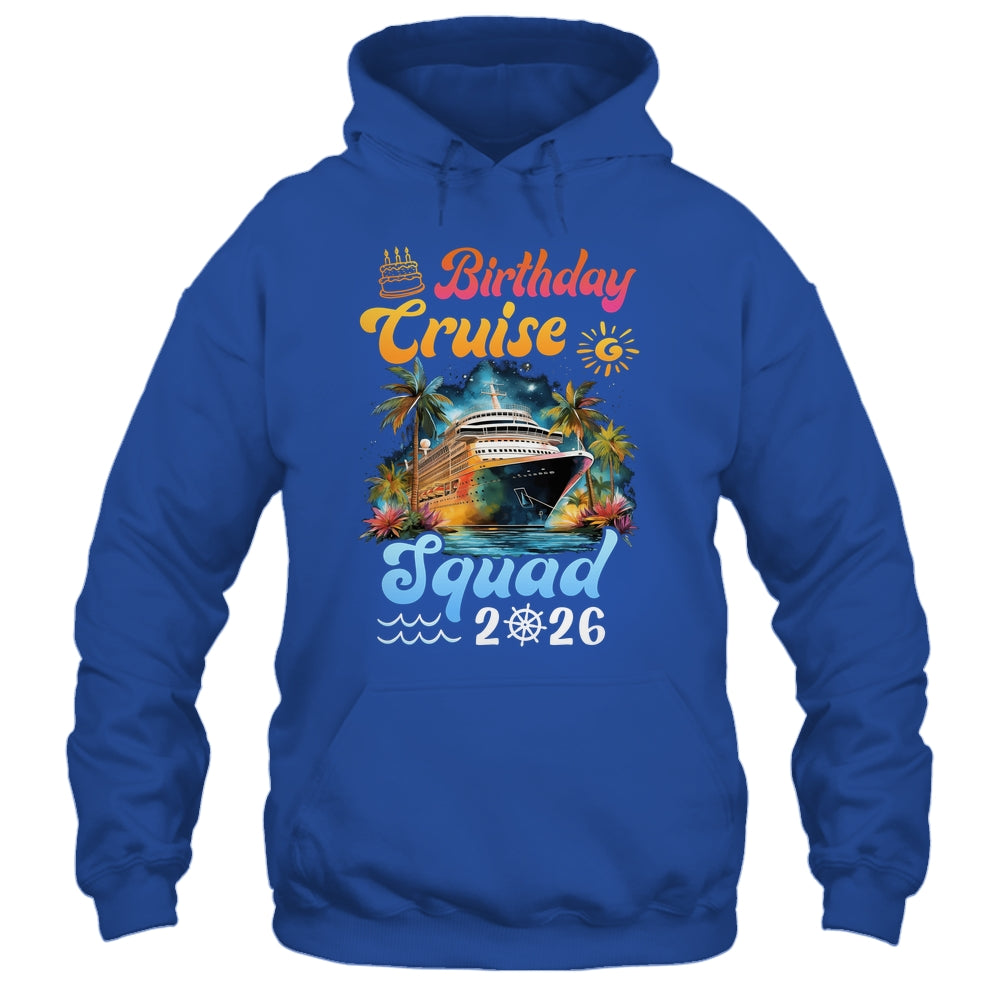 Birthday Cruise Squad 2026 Cruise Birthday Party Vacation Shirt & Tank Top | siriusteestore