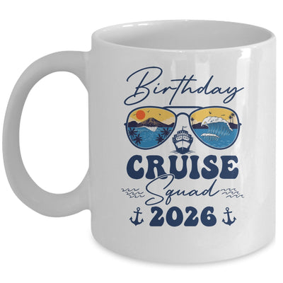 Birthday Cruise Squad 2026 Vacation Matching Family Mug | siriusteestore