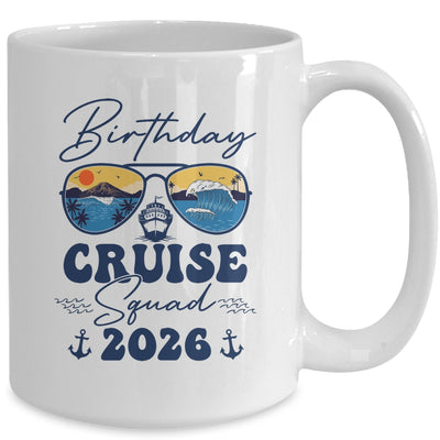 Birthday Cruise Squad 2026 Vacation Matching Family Mug | siriusteestore