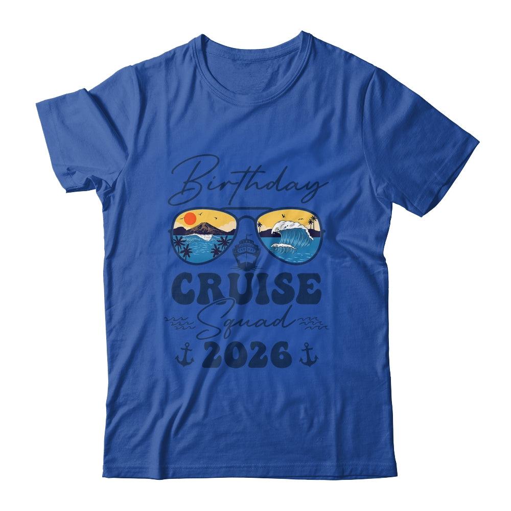 Birthday Cruise Squad 2026 Vacation Matching Family Shirt & Tank Top | siriusteestore