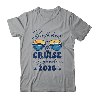 Birthday Cruise Squad 2026 Vacation Matching Family Shirt & Tank Top | siriusteestore