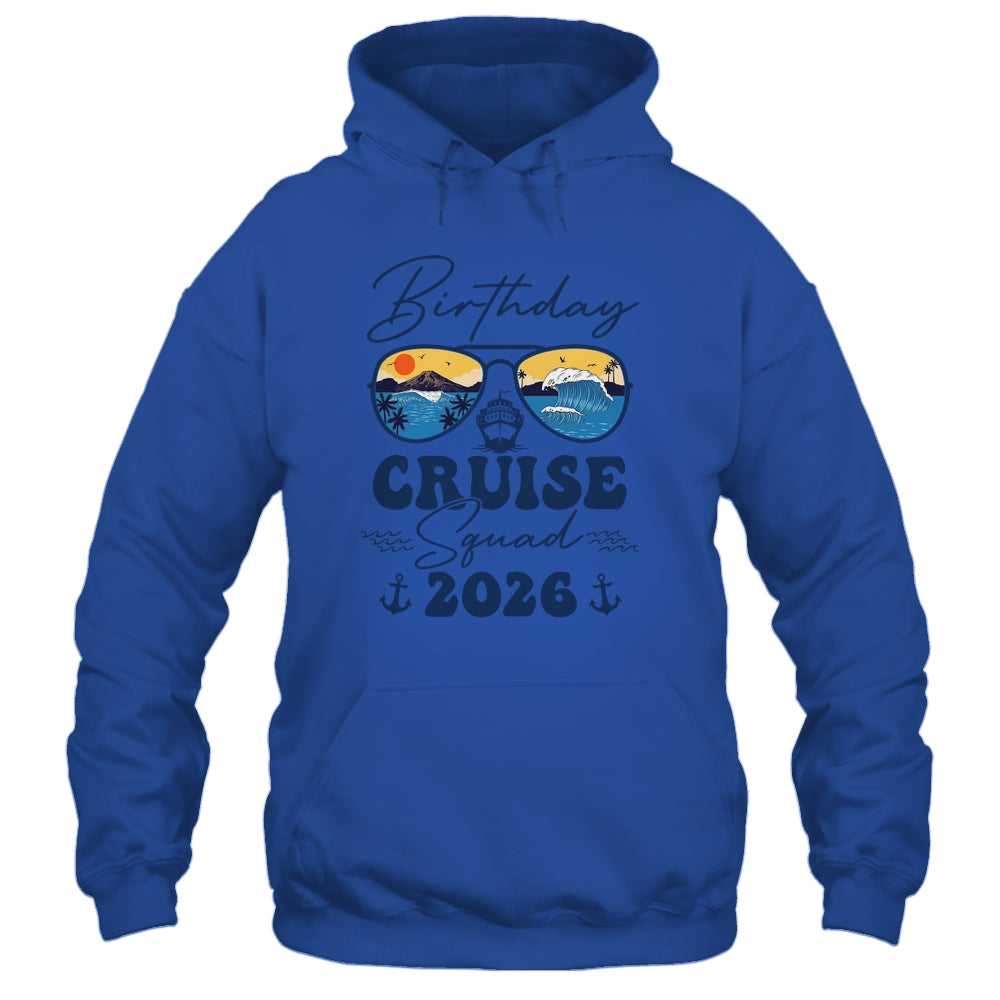Birthday Cruise Squad 2026 Vacation Matching Family Shirt & Tank Top | siriusteestore