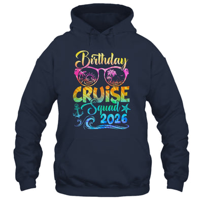 Birthday Cruise Squad 2026 Vacation Tie Dye Matching Family Shirt & Tank Top | siriusteestore