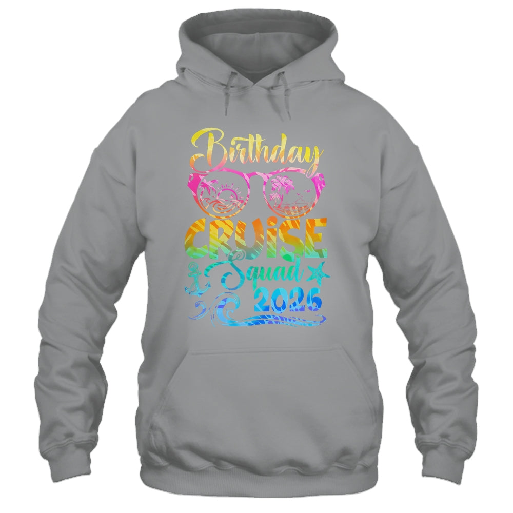Birthday Cruise Squad 2026 Vacation Tie Dye Matching Family Shirt & Tank Top | siriusteestore