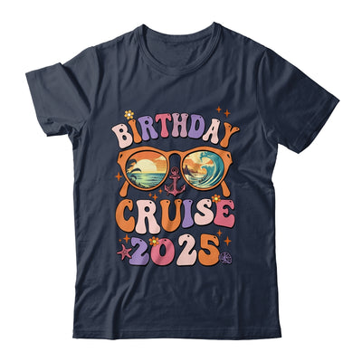 Birthday Cruise Squad Birthday Girls Party 2025 Groovy Shirt & Tank Top | siriusteestore