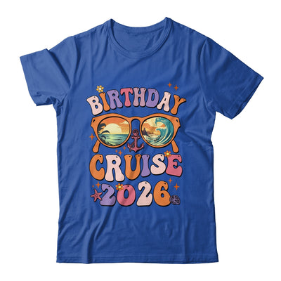 Birthday Cruise Squad Birthday Girls Party 2026 Groovy Shirt & Tank Top | siriusteestore