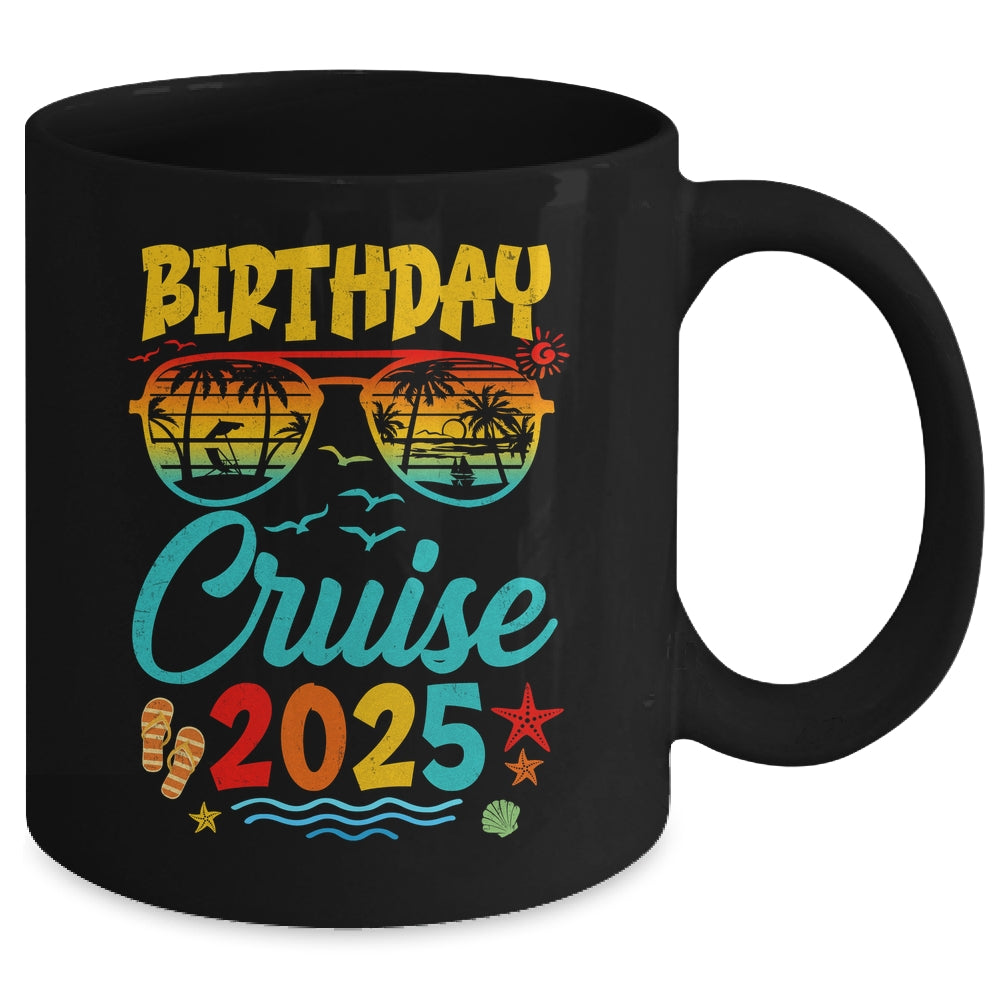 Birthday Cruise Squad Birthday Party Vacation 2025 Mug | siriusteestore