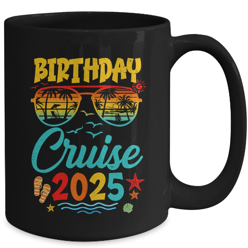 Birthday Cruise Squad Birthday Party Vacation 2025 Mug | siriusteestore