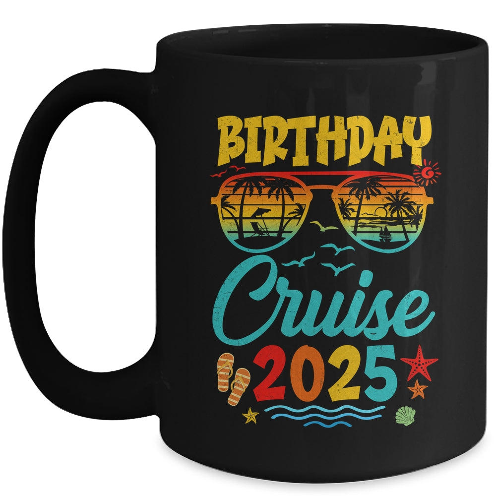 Birthday Cruise Squad Birthday Party Vacation 2025 Mug | siriusteestore