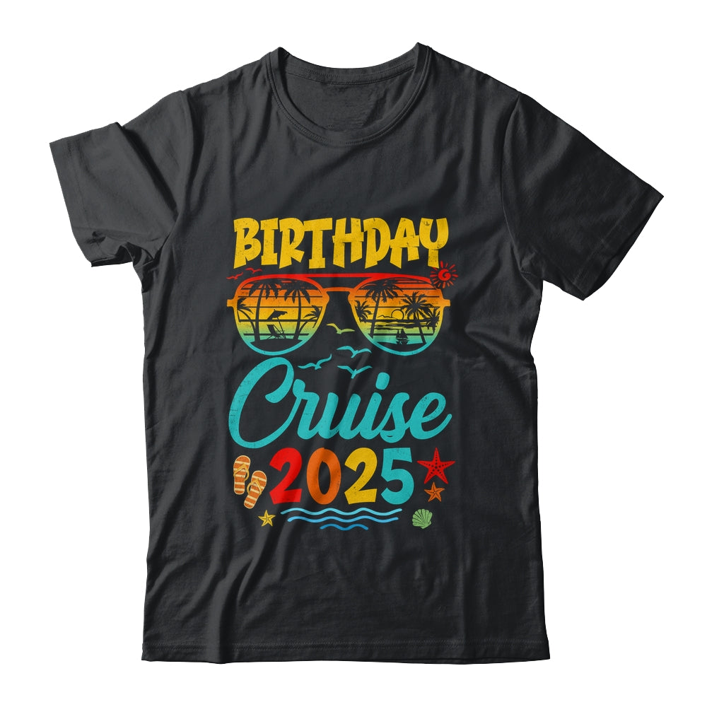 Birthday Cruise Squad Birthday Party Vacation 2025 Shirt & Tank Top | siriusteestore