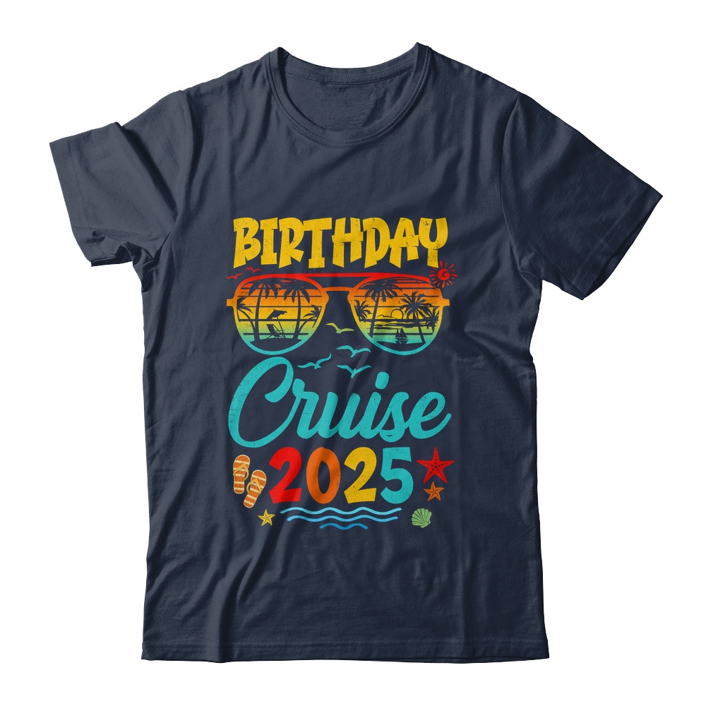Birthday Cruise Squad Birthday Party Vacation 2025 Shirt & Tank Top | siriusteestore