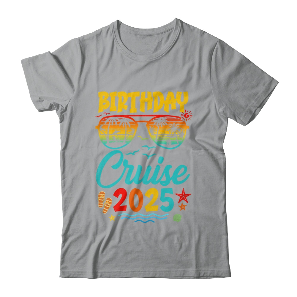 Birthday Cruise Squad Birthday Party Vacation 2025 Shirt & Tank Top | siriusteestore