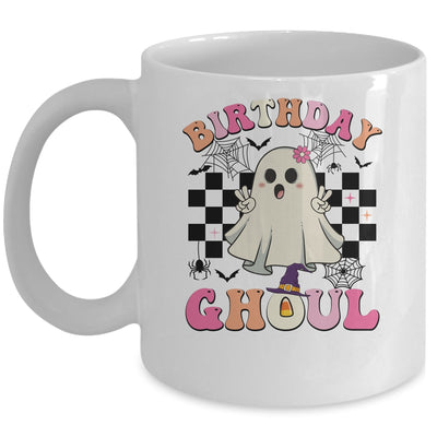 Birthday Ghoul Spooky Season Groovy Halloween Kids Girls Mug | siriusteestore
