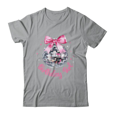 Birthday Girl Coquette Bow Disco Ball Funny Birthday Party Shirt & Tank Top | siriusteestore