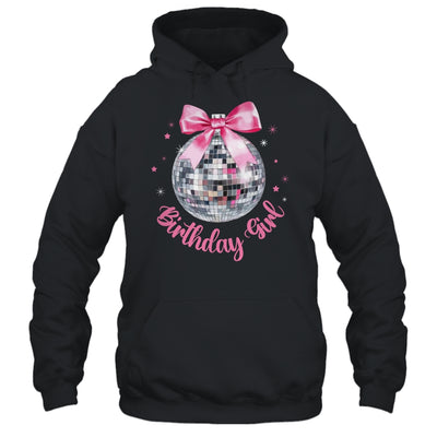 Birthday Girl Coquette Bow Disco Ball Funny Birthday Party Shirt & Tank Top | siriusteestore