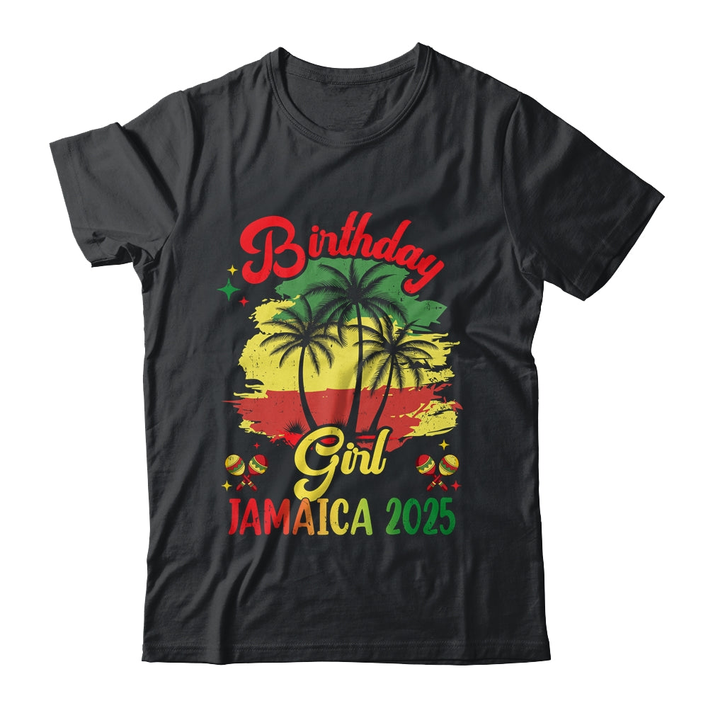 Birthday Girl Jamaica 2025 30th 50th Party Vacation Matching Shirt & Tank Top | siriusteestore