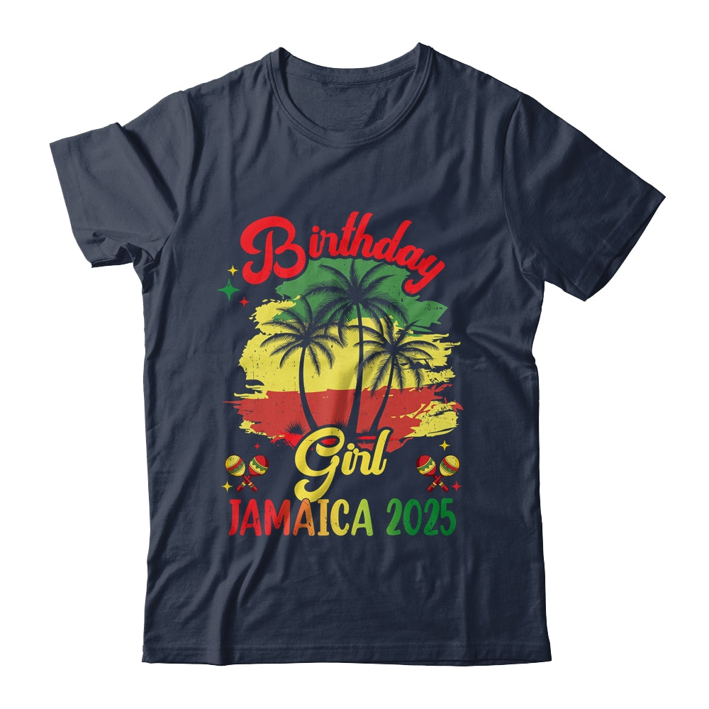 Birthday Girl Jamaica 2025 30th 50th Party Vacation Matching Shirt & Tank Top | siriusteestore