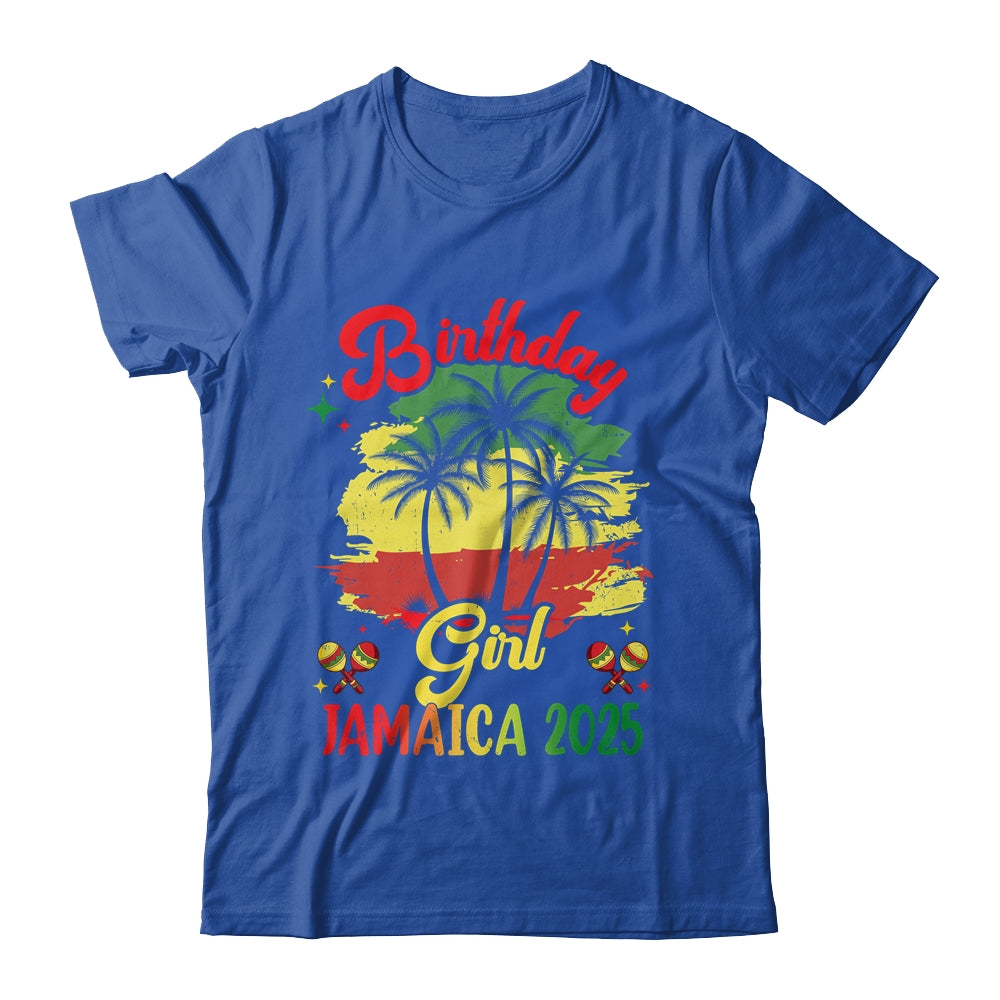 Birthday Girl Jamaica 2025 30th 50th Party Vacation Matching Shirt & Tank Top | siriusteestore