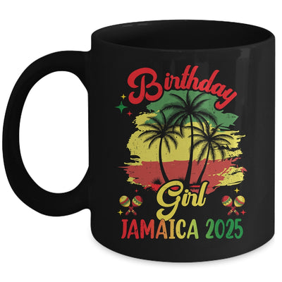 Birthday Girl Jamaica 2025 30th 50th Party Vacation Matching Mug | siriusteestore