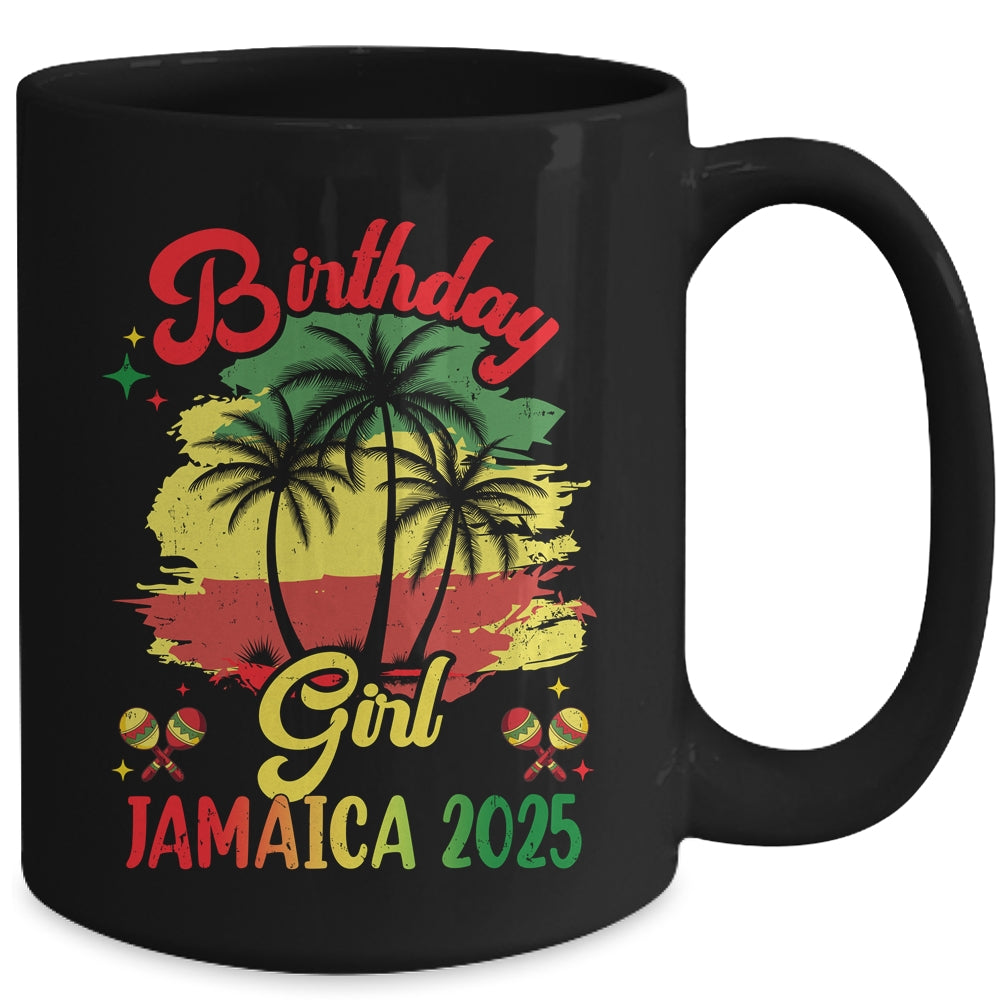 Birthday Girl Jamaica 2025 30th 50th Party Vacation Matching Mug | siriusteestore