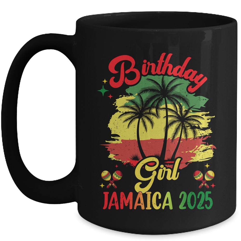 Birthday Girl Jamaica 2025 30th 50th Party Vacation Matching Mug | siriusteestore