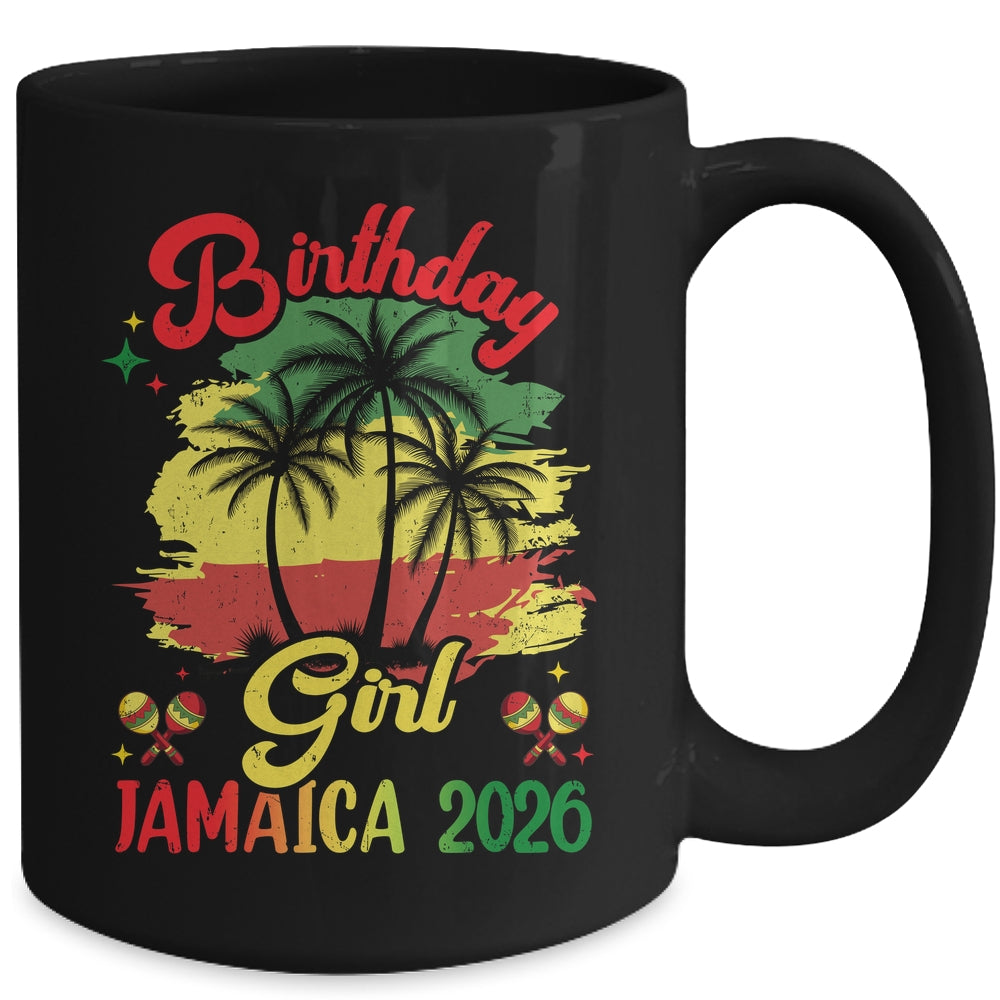Birthday Girl Jamaica 2026 30th 50th Party Vacation Matching Mug | siriusteestore