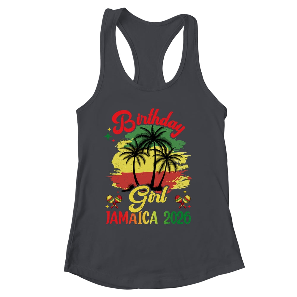 Birthday Girl Jamaica 2026 30th 50th Party Vacation Matching Shirt & Tank Top | siriusteestore