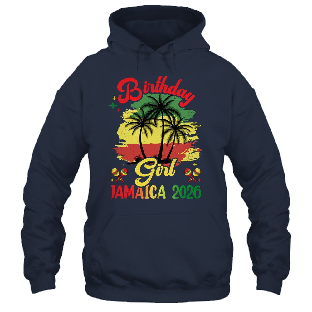 Birthday Girl Jamaica 2026 30th 50th Party Vacation Matching Shirt & Tank Top | siriusteestore