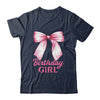 Birthday Girl Pink Coquette Bow Birthday Party Family Shirt & Hoodie | siriusteestore