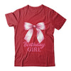 Birthday Girl Pink Coquette Bow Birthday Party Family Shirt & Hoodie | siriusteestore