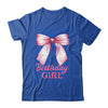 Birthday Girl Pink Coquette Bow Birthday Party Family Shirt & Hoodie | siriusteestore