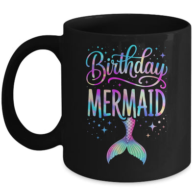Birthday Mermaid Party Girl Mermaid Birthday Kids Party Mug | siriusteestore