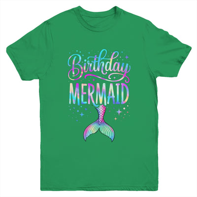 Birthday Mermaid Party Girl Mermaid Birthday Kids Party Youth Shirt | siriusteestore