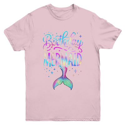 Birthday Mermaid Party Girl Mermaid Birthday Kids Party Youth Shirt | siriusteestore