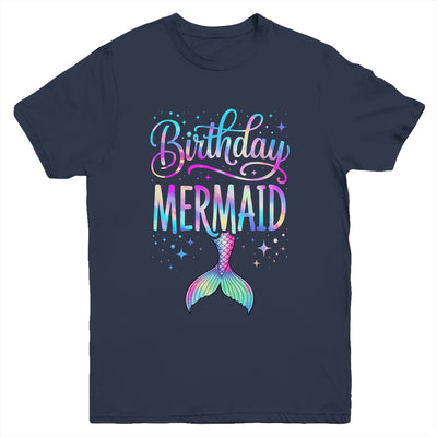 Birthday Mermaid Party Girl Mermaid Birthday Kids Party Youth Shirt | siriusteestore
