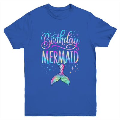 Birthday Mermaid Party Girl Mermaid Birthday Kids Party Youth Shirt | siriusteestore