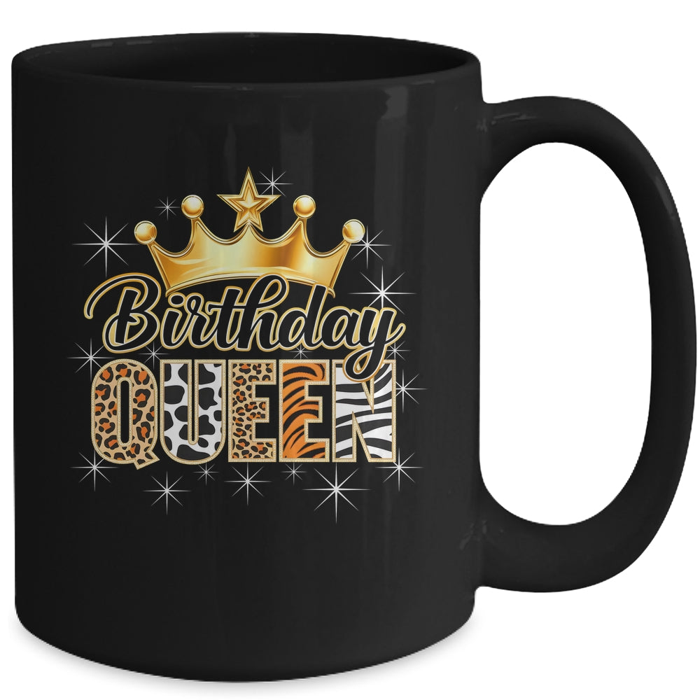 Birthday Queen Crown African American Afro Girls Women Party Mug | siriusteestore
