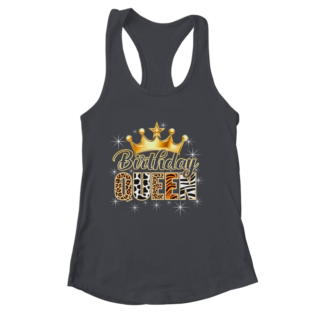 Birthday Queen Crown African American Afro Girls Women Party Shirt & Tank Top | siriusteestore
