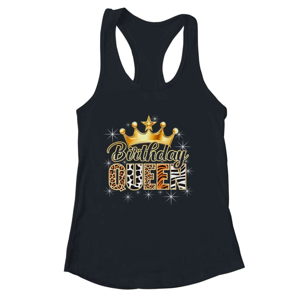 Birthday Queen Crown African American Afro Girls Women Party Shirt & Tank Top | siriusteestore